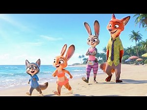 Zootopia 2 | New Scene Family – Nick & Judy’s Sea ​​Journey and Recuse their Baby from Ocean Waves