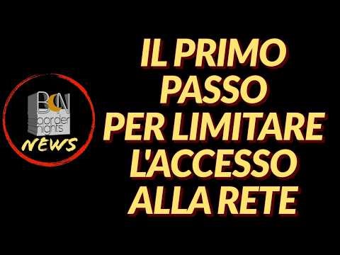 IL PRIMO PASSO PER LIMITARE L'ACCESSO ALLA RETE - BN News
