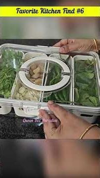 ✨ Fridge Organizer | Multi-Partition Storage Box | Amazon Kitchen Finds