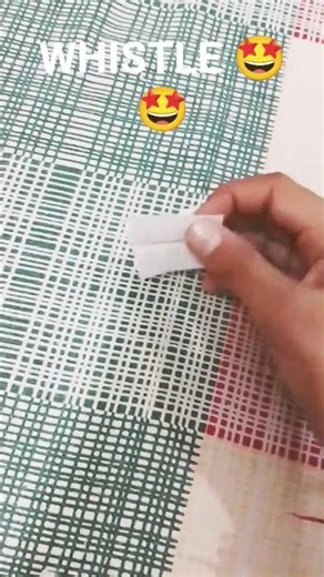 Whistle orgami tutorial | How to make whistle #shorts