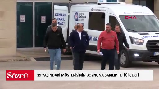 Alkollü iş yeri sahibinin tartıştığı müşteriyi öldürdüğü anlar kamerada