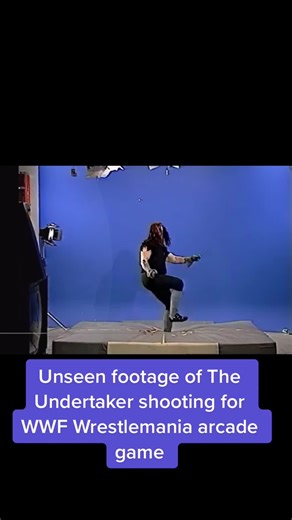 The Undertaker Playing WrestleMania Arcade Game