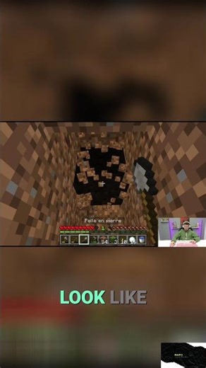 Minecraft Digging For What?! Finding NOTHING Underground! #shorts