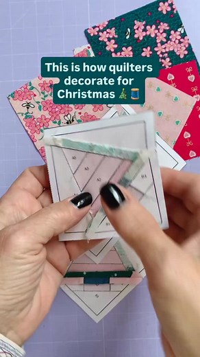 🎄Because every quilter deserves a handmade Christmas . These quilted ornaments are tiny treasures for your holiday season…. quick, fun, and perfect for using up your favorite fabric scraps. . Each little piece is like a mini quilt on your tree! You can mix and match your favorite designs, from stars and trees to classic quilt blocks and create the most beautiful quilted Christmas ornaments that add warmth and charm to your holiday decor. . They also make thoughtful handmade gifts for sewing fri