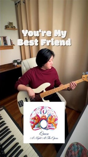 Bass Cover: "You're My Best Friend" - Queen #basscover #bassist #queen #youremybestfriend #shorts