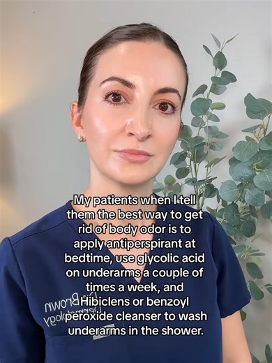 Most people think odor is about showering more or using stronger deodorant. 🚫 That’s not the case. Body odor comes from bacteria and sweat glands, and the way you treat your underarms makes all the difference. 💡 Save this tip for your next shower routine! #DermTips #SkinCareRoutine #bodyodor #UnderarmCare