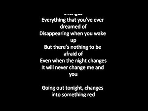 One Direction - Night Changes Lyrics ( Clean )