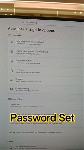 How to set Password in Your Desktop and laptops #password #shots