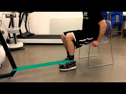 Isometric knee flexion