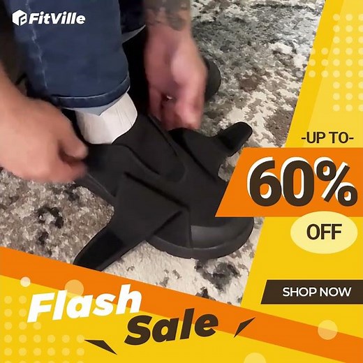 Best Diabetic Slippers for Men | FitVille EasyTop Slippers | Extra Wide, Easy On, All-Day Comfort