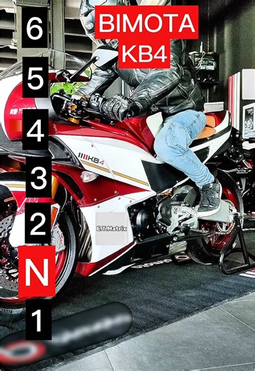Bimota KB4 Maximum Speed by Gear Analysis
