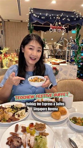Vinca’s Kitchen on Instagram: "🌸There’s something deeply comforting about Teochew porridge, especially during the holidays. . This December, Express Café at Holiday Inn Express & Suites Singapore Novena brings back that familiar, homely feeling with their Home for the Holidays: Teochew Festive Buffet. . A warm bowl of plain or sweet potato porridge, followed by choosing your own mix of condiments, salted egg, salted veggies, braised peanuts, beancurd, pork knuckles and sambal and may more, simp