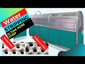 Chemical Free Rotary Screen Stripping Machine | Water Jet stripping machine | NovaJet 3500