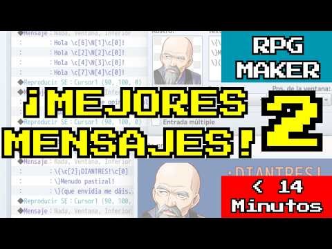 Mejora los mensajes en RPG Maker MV Parte 2
