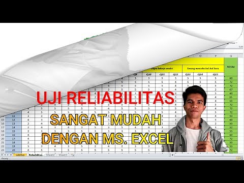 Cara Menguji Reliabilitas Istrumen Penelitian menggunakan MS. Excel
