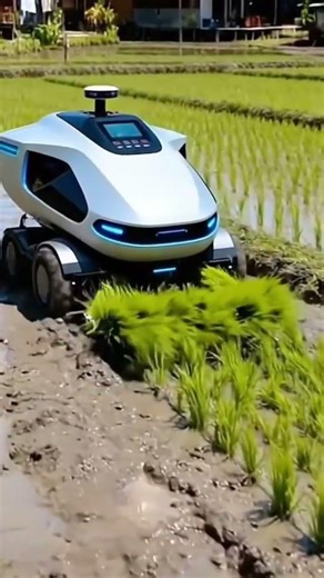 Modern Rice Transplanter Machines Automatic 🚜 🌾