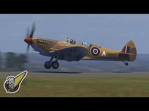 Awesome Supermarine Spitfire Takeoffs and Landings