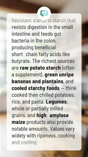 Which foods are highest in resistant starch?