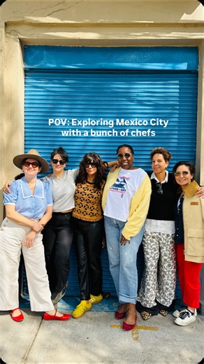 Founder | Designer | Author | Cook l Momma on Instagram: "❤️ Mexico City in 3 days ❤️ Running around CDMX, revisiting old haunts with some of the most incredible humans and chefs, was the treat of all treats. @mashamabailey @annbkool @cheetieku @ninacompton @lisamariedonovan @ellenmariebennett. Dream team ❤️✨ We stayed in La Condesa, went straight to Contramar, walked everywhere, took the subway (still my favorite—color coding = genius), wandered Xochimilco with our dear friend and epic guide @p