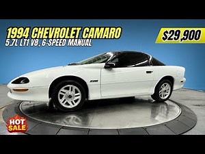1994 Chevrolet Camaro Z28 Coupe – 13k Miles | 5.7L LT1 V8, 6-Speed Manual Review & For Sale