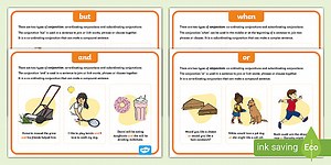 Year 2 Conjunctions Display Posters