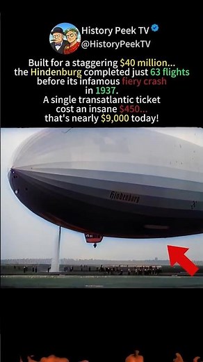 The $40 Million Airship That Ended in Flames #shortsfeed