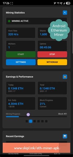 📈 $5Day with Android Mining! 💵