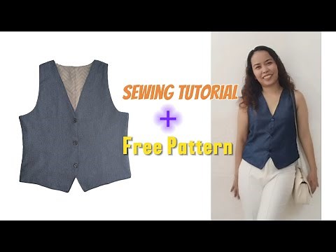 How to Sew a Vest – Free Sewing Pattern for Beginners!