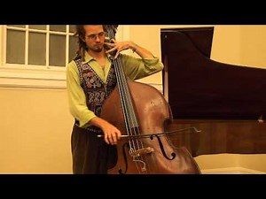 Portrait of Tracy on Acoustic Upright Bass!