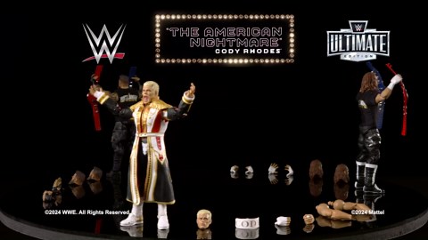 Mattel WWE Elite Action Figure & Accessories, Series #117 6-inch Collectible Rhea Ripley with 25 Articulation Points & Swappable Hands