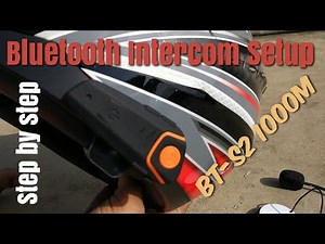 BT-S2 Bluetooth Intercom Setup For Helmet