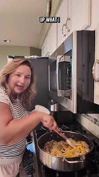 Cozy like chicken noodle soup, quick like Hamburger Helper