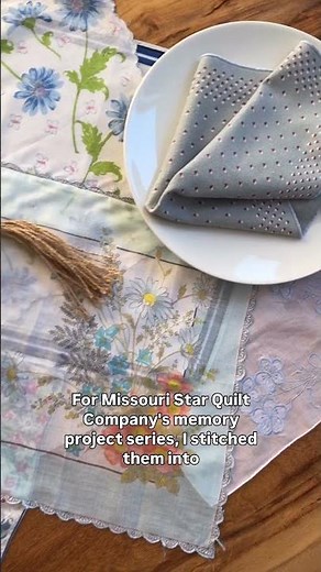 A delicate table runner...