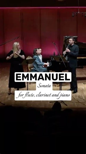 Emmanuel - Sonata for flute, clarinet and piano