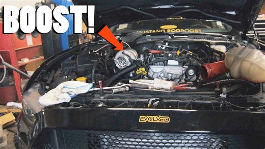 Nasty big turbo Mustang Ecoboost build
