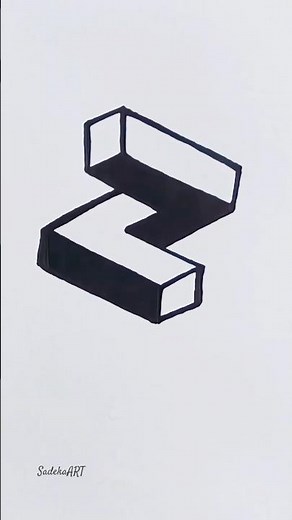 How to Draw 3D Letter Z | Easy 3D Drawing Tutorial Step by Step | 3D Art Illusion for Beginners