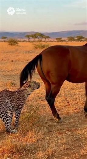 Cheetah vs. Horse — Who’s Really Faster?! #wildlife #animalshorts #animals