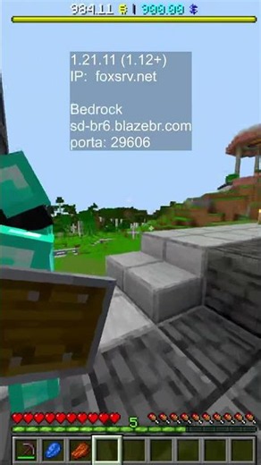 Playing Minecraft with Subscribers: Brazilian Bedrock and Java with Voice Chat