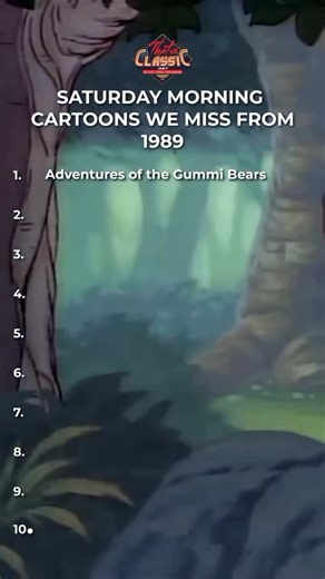 ThatsClassic.net on Instagram: "Happy Saturday!! The year was 1989!! Here are 10 Saturday Morning Cartoons we miss!! Relive Your Childhood!! #1980s"