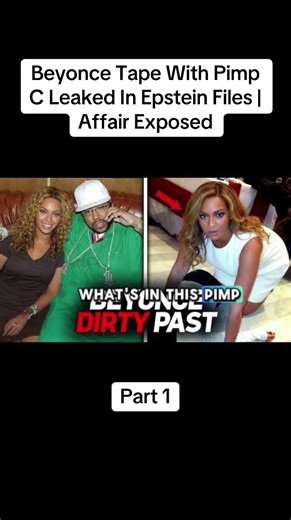 Beyonce Tape With Pimp C Leaked In Epstein Files | Affair Exposed | pimpc beyonce video leak