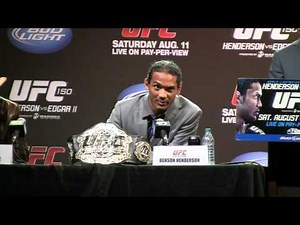 Benson Henderson UFC 150 Presser Highlights