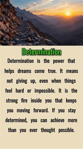 Determination #shorts #ytshorts #english #viral #education #trending