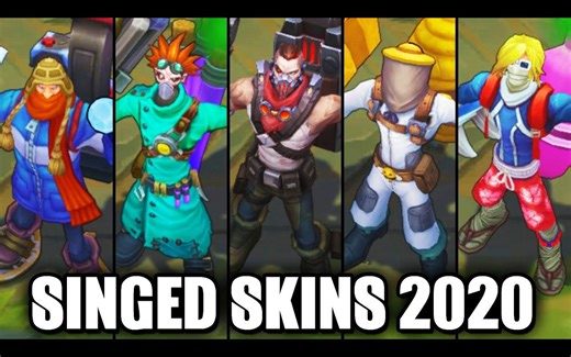 「皮肤预览厅」- 全皮肤 - 辛吉德·炼金术士 - 英雄联盟