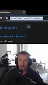 Free intro to AI from Microsoft 😎 It can be difficult to choose a starting point for diving into learning more about AI, so why not pick a reliable learning tool! With this free github repo put together by Microsoft, you can get started learning easily! Follow for more free coding resources ✅ #code #coding #tech #learntocode #ai | Softwarewithnick