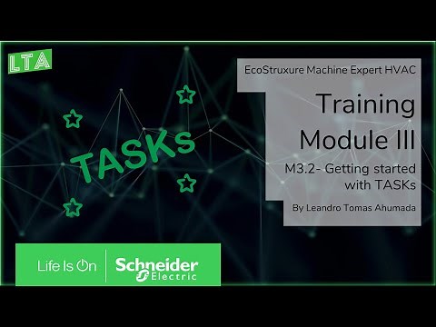 EcoStruxure Machine Expert HVAC Training - M3.2 Getting started with Tasks