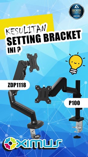 Masih bingung cara adjust bracket P100 atau ZDP118 ?? Nih mimin kasih tau caranyaa 👌🏻👌🏻 #abditama #abditamaofficial #oximus #oximusp100 #oximuszdp118 #bracketmonitor #bracketmeja #bracketjepit #bracketpegas #bracketgaspring