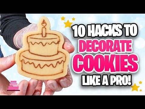 10 EASY Hacks to Decorate Cookies Like PRO!