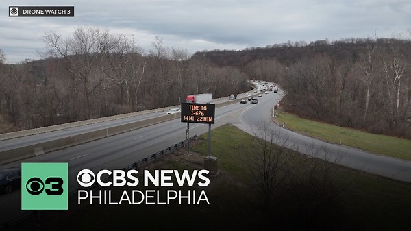 Variable speed limit signs are among the technology improving safety on I-76 in Philadelphia
