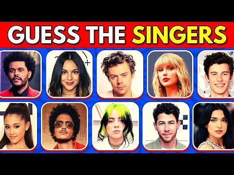 Guess The Singer in 3 Seconds... 🎤 | 100 Famous Singers 🎶