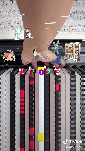 終於解決黑白鍵因高低差無法感應特效的問題了😍#鋼琴 #piano #波浪掃描 #放大招給你看 #教學 #鋼琴彈字 #foryou